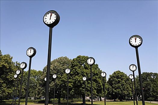 同步,时间,车站,钟表,德国