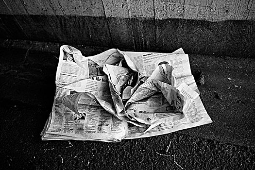 褶皱,报纸,地面,希尔星堡,瑞典