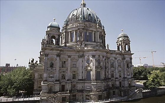 建筑,大教堂,柏林大教堂,柏林,德国