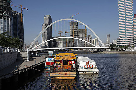 天津海河大沽桥