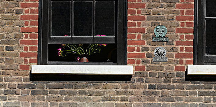 窗户,特写,斯匹泰尔费尔茨,伦敦