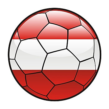 奥地利,旗帜,足球