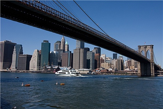 布鲁克林大桥,曼哈顿,纽约