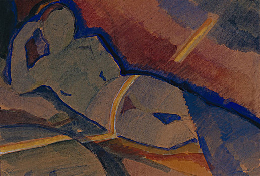 裸露,20年代,艺术家