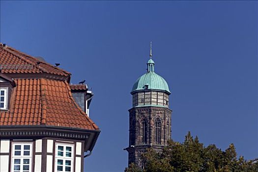 教堂,哥廷根,下萨克森,德国,欧洲