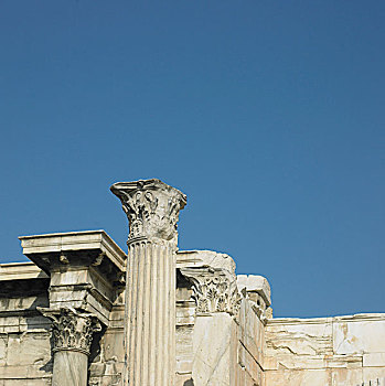 雅典,卫城,柱子,首府