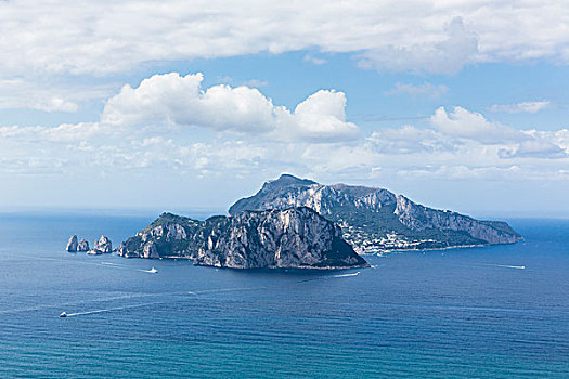 风景,卡普里岛,索伦托,半岛,海岸,坎帕尼亚区,意大利