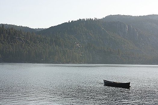 独木舟,湖,加利福尼亚,美国