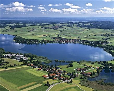 湖,上巴伐利亚,德国,欧洲