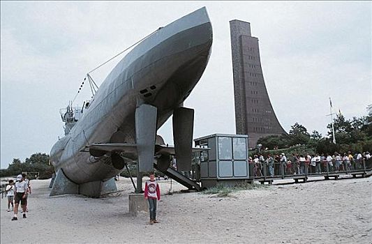 潜水艇,博物馆,波罗的海,德国,欧洲