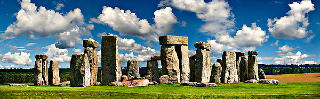 巨石阵,新石器时代,古老,站立,石头,圆,纪念建筑,世界遗产,威尔特,英格兰,英国,欧洲