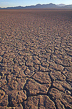 美国,加利福尼亚,裂土,干燥,湖床,荒芜