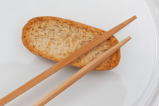 脆,吐司,筷子