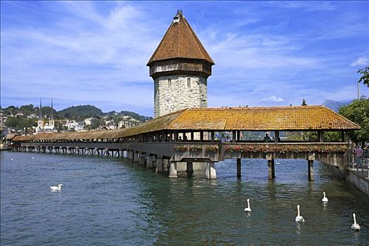 水塔,瑞士,欧洲