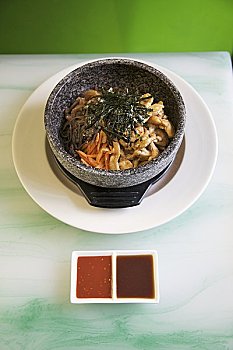 米饭,肉,蔬菜,韩国