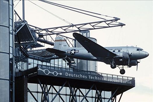 飞机,运输,屋顶,柏林,德国