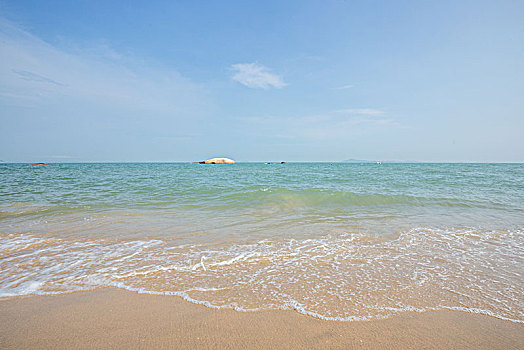 厦门的沙滩大海