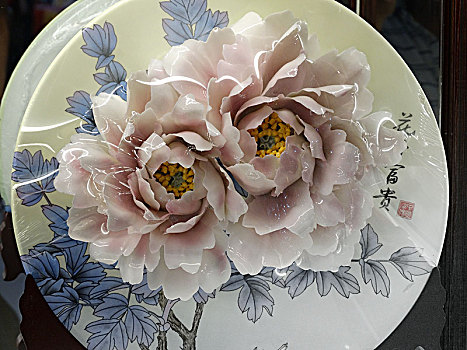 中国牡丹瓷器