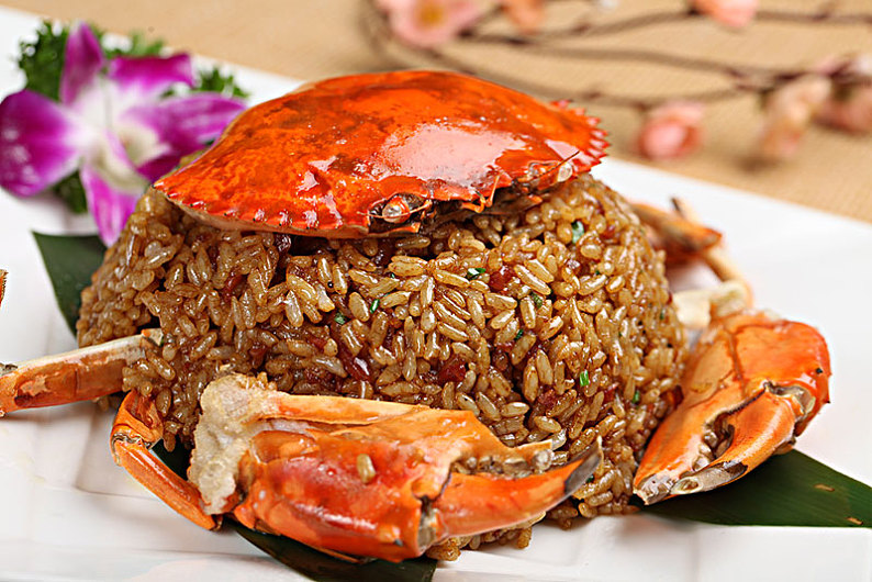 金牌黄油焗蟹饭_高清图片_全景视觉
