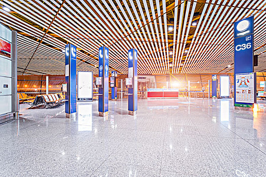 北京首都机场候机厅