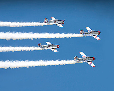 海军蓝,天使,喷气式战斗机,飞,四个,男人,排列