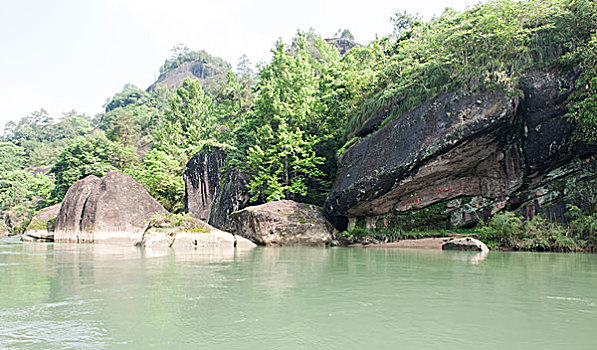 福建南平武夷山九曲溪漂流