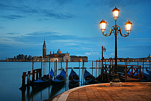 小船,公园,水中,圣乔治奥,马焦雷湖,岛屿,早晨,威尼斯,意大利