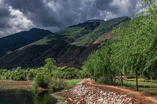 苍山,洱海