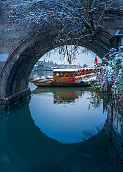 中国,上海,朱家角,景区,景点,著名,小桥流水,古典