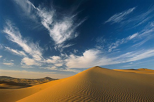 沙丘,东方,撒哈拉沙漠,阿尔及利亚