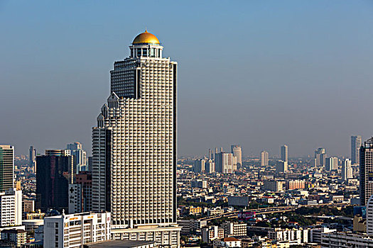 风景,塔楼,千禧年,曼谷,泰国,亚洲