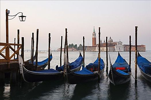 小船,圣乔治奥,马焦雷湖,威尼斯,威尼托,意大利