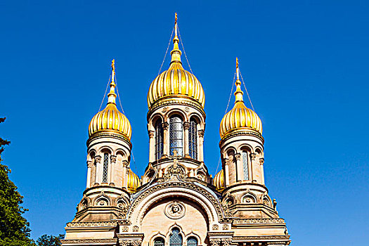 俄国东正教,小教堂,威斯巴登,德国