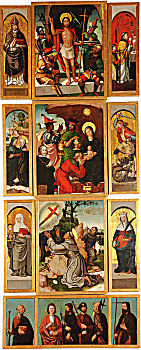 祭坛装饰品,天使长,右边,艺术家,动作