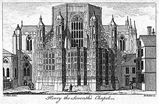 小教堂,威斯敏斯特教堂,伦敦,18世纪