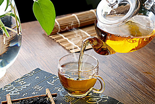 玻璃茶具沏茶