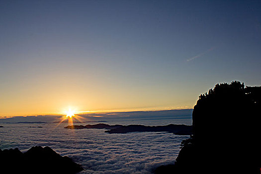 黄山日出