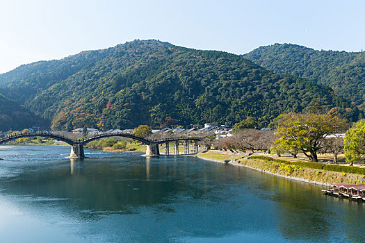 日本,桥,蓝天