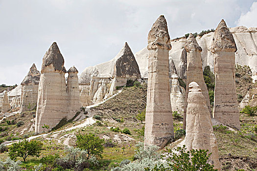 岩石构造,喜爱,山谷,卡帕多西亚,土耳其
