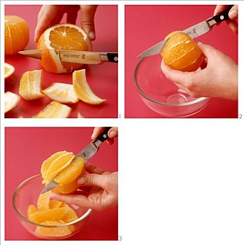 切割,橙子