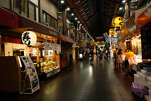 日本,大阪,商业街