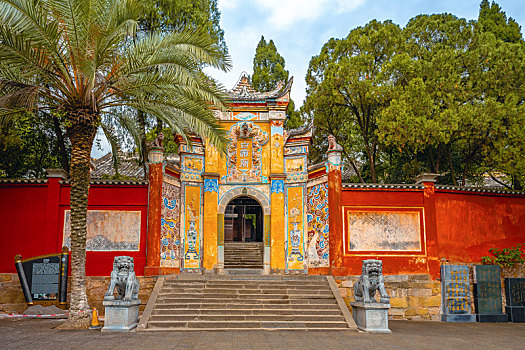 重庆市奉节县白帝城风景区,三峡夔门旅行风光图片