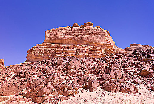 岩石构造,泰坦尼克号,西奈,埃及,非洲