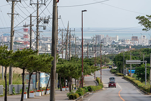 城市,石垣岛,冲绳,日本