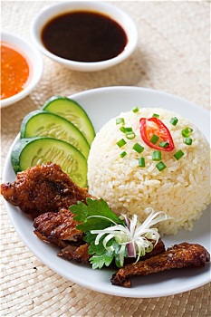 新加坡,海南,鸡肉,米饭