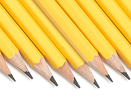 铅笔,隔绝,白色背景