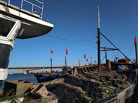北塘渔港,渤海湾
