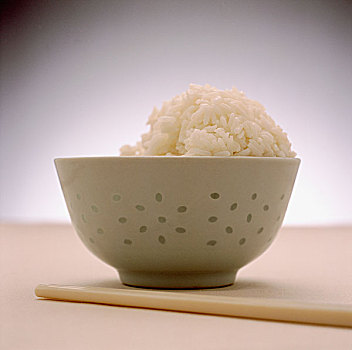 碗,米饭,筷子,前景