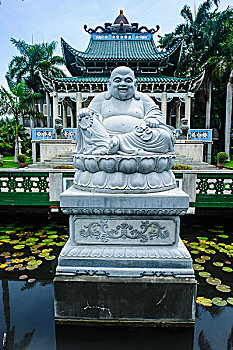佛教,雕塑,庙宇,棉兰老岛,菲律宾