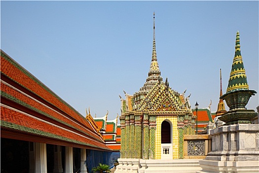 泰国,风格,庙宇